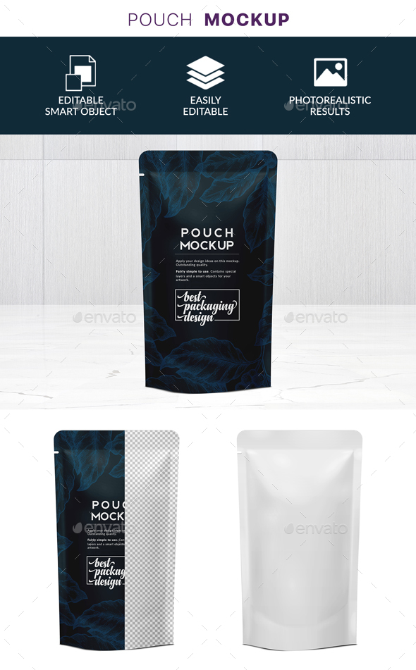 GraphicRiver Stand Up Pouch Psd Mockup 21121583