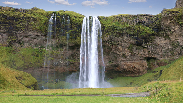 Seljalandsfoss Waterfalls in Iceland