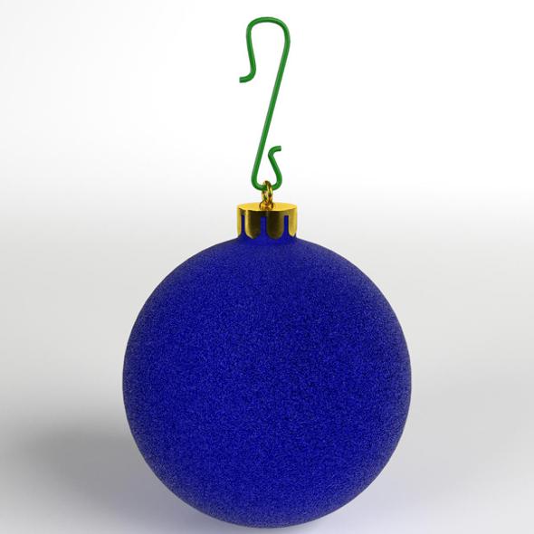Christmas Ball frosted - 3DOcean Item for Sale