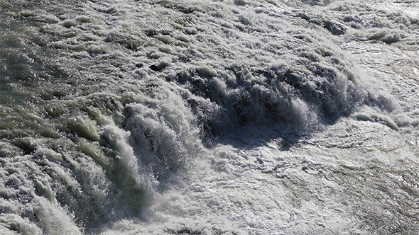 Raging Waters of Gullfoss Waterfall