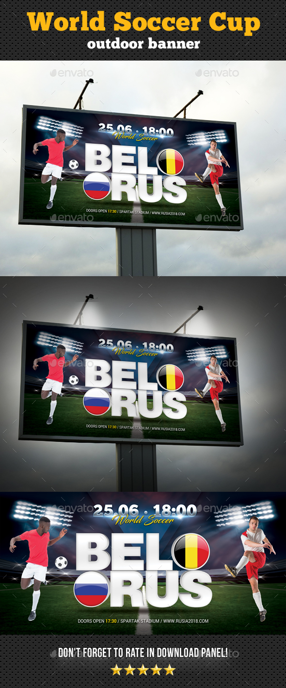 GraphicRiver World Soccer Cup Russia 2018 Outdoor Banner 21130032 GraphicRiver World Soccer Cup Russia 2018 Outdoor Banner 21130032