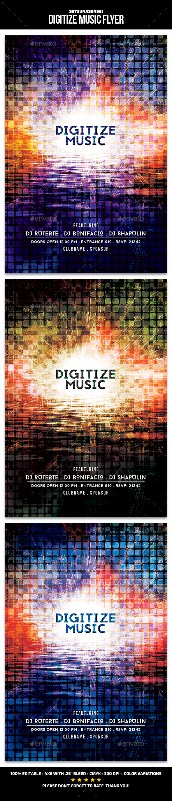 Digitize Music Flyer - Events Flyers