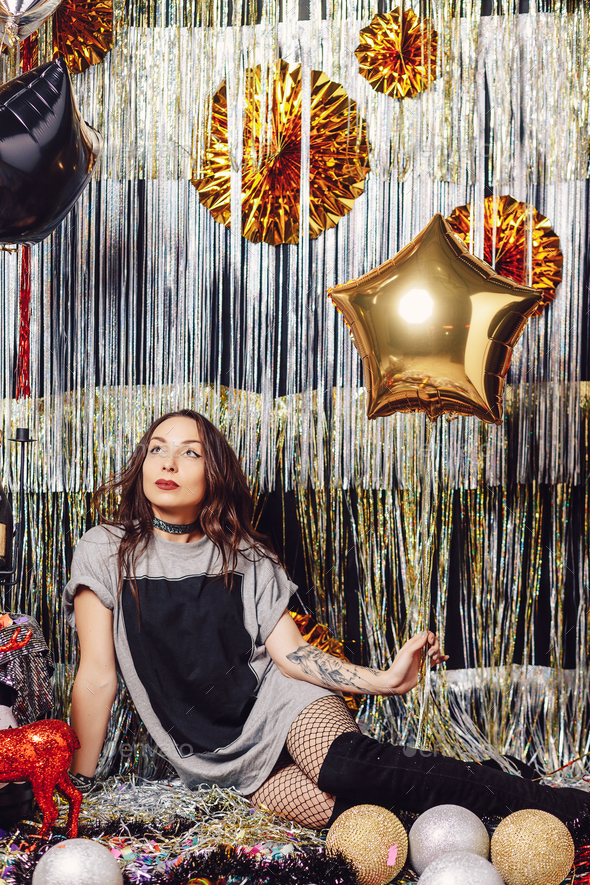 Girl like to party - Stock Photo - Images