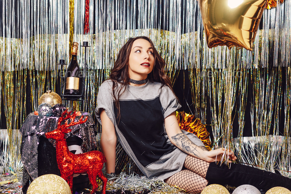 Girl like to party - Stock Photo - Images