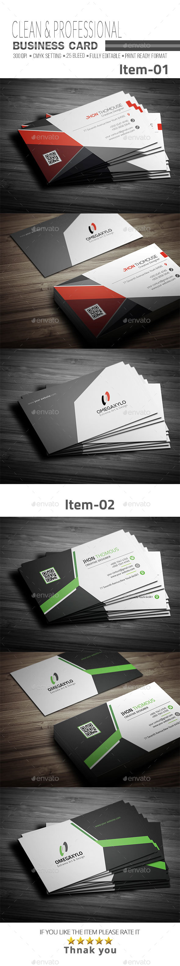 GraphicRiver Business Card Bundle 2 In 1 21131481 GraphicRiver Business Card Bundle 2 In 1 21131481
