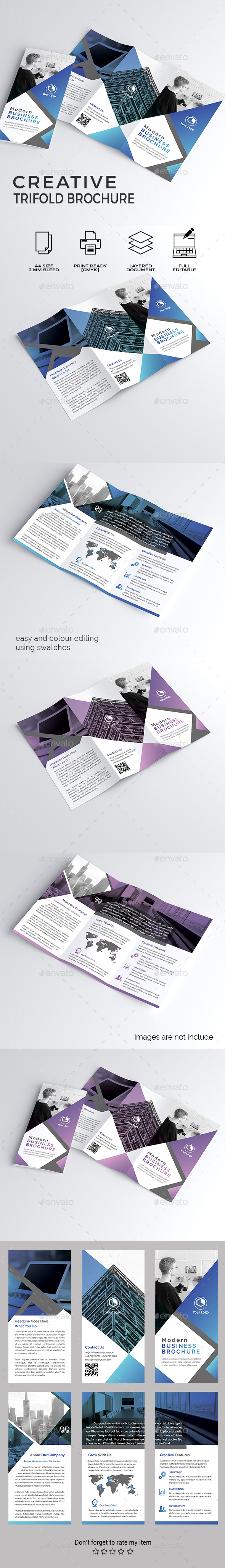 GraphicRiver Trifold Brochure 21131513 GraphicRiver Trifold Brochure 21131513