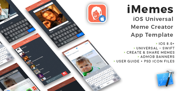 imemes ios universal meme creator app template (swift) by cubycode InlinePreview imemes ios universal meme creator app template (swift) by cubycode