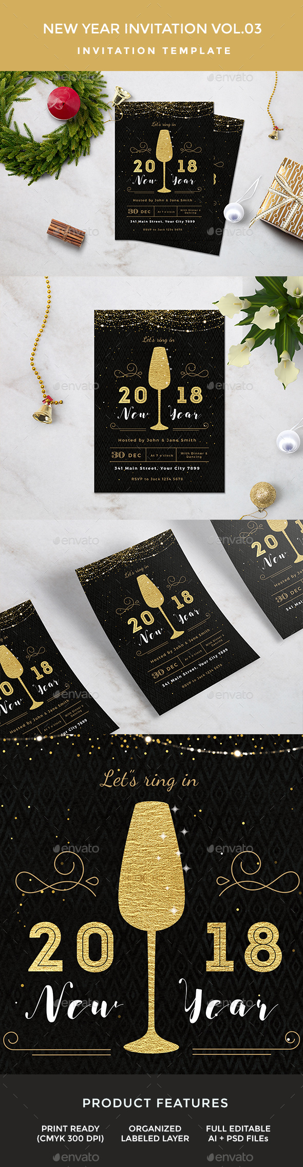 GraphicRiver New Year Invitation 21132439 GraphicRiver New Year Invitation 21132439