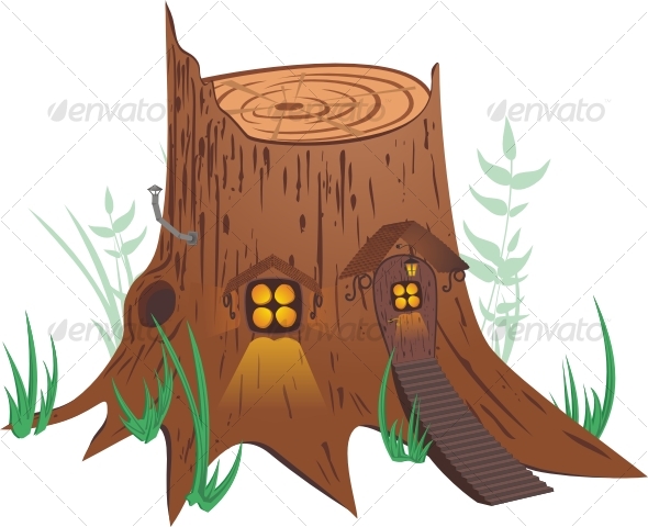 Little fairy-tale house - Nature Conceptual