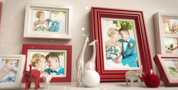 Red Love Frames - VideoHive 21133748