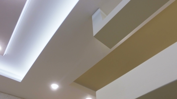 Suspended Ceiling and Drywall Construction in the Decoration of the Apartment or House