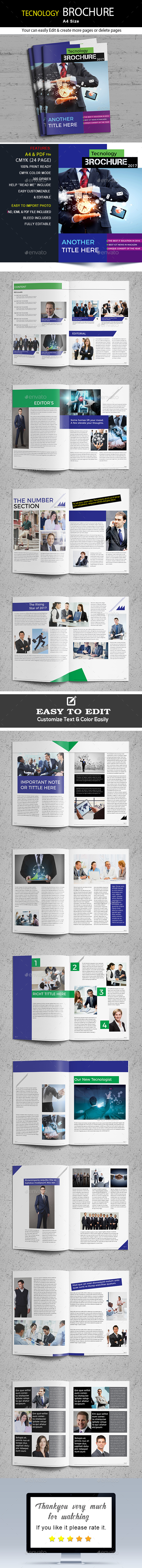 Technology Brochure - Magazines Print Templates