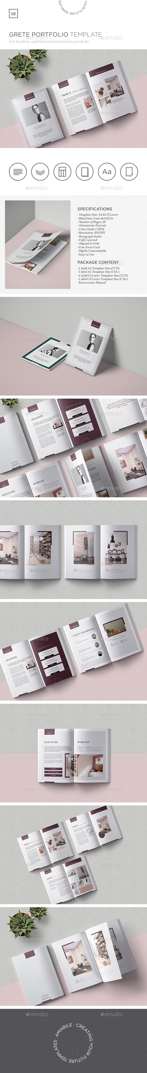 GraphicRiver Grete Portfolio Template 21134966 GraphicRiver Grete Portfolio Template 21134966