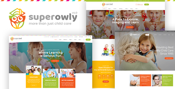 SuperOwly - Tema de WordPress para niños