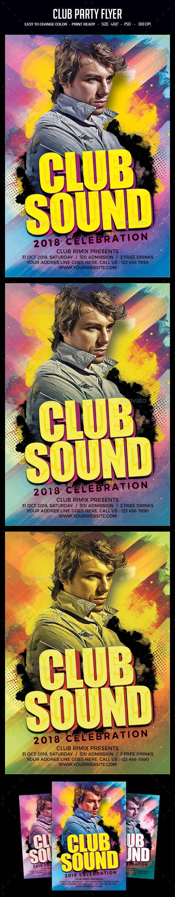 Club Party Flyer - Clubs & Parties Events