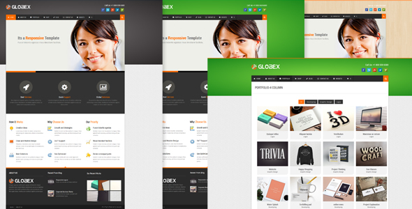 Globex - WordPress theme for Human Resource - Photography Creative