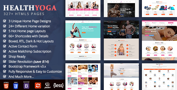 Health Yoga - ThemeForest 20785313