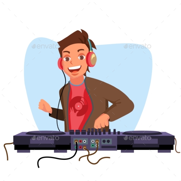 GraphicRiver Modern Dj Vector Playing Progressive Electro 21136116 GraphicRiver Modern Dj Vector Playing Progressive Electro 21136116