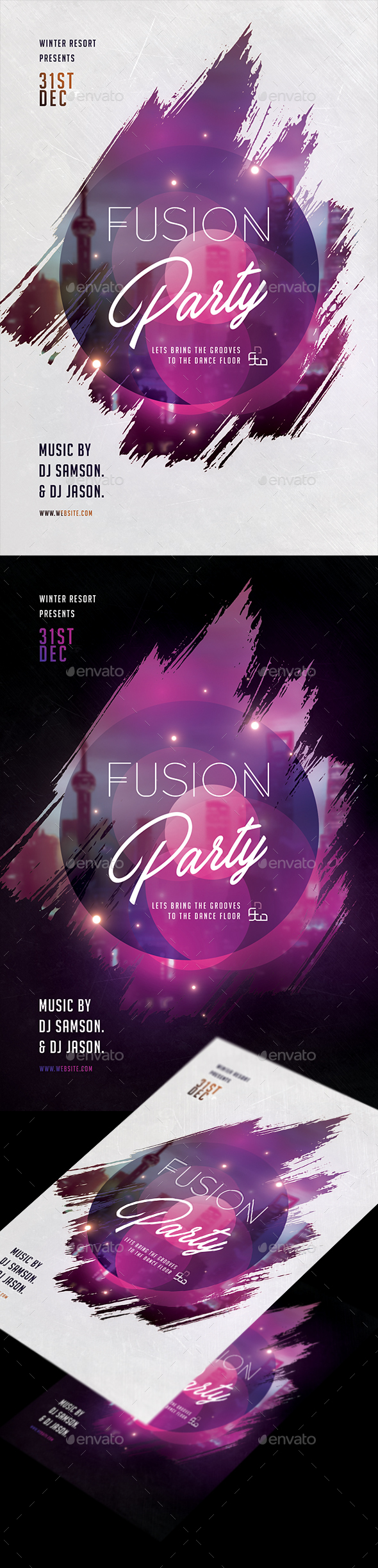 Fusion Party Flyer - Clubs & Parties Events