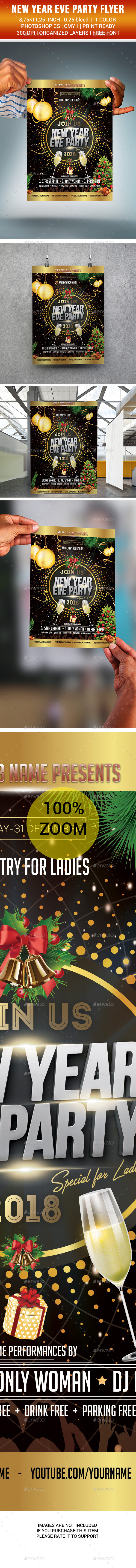 New Year Eve Party Flyer - Clubs & Parties Events