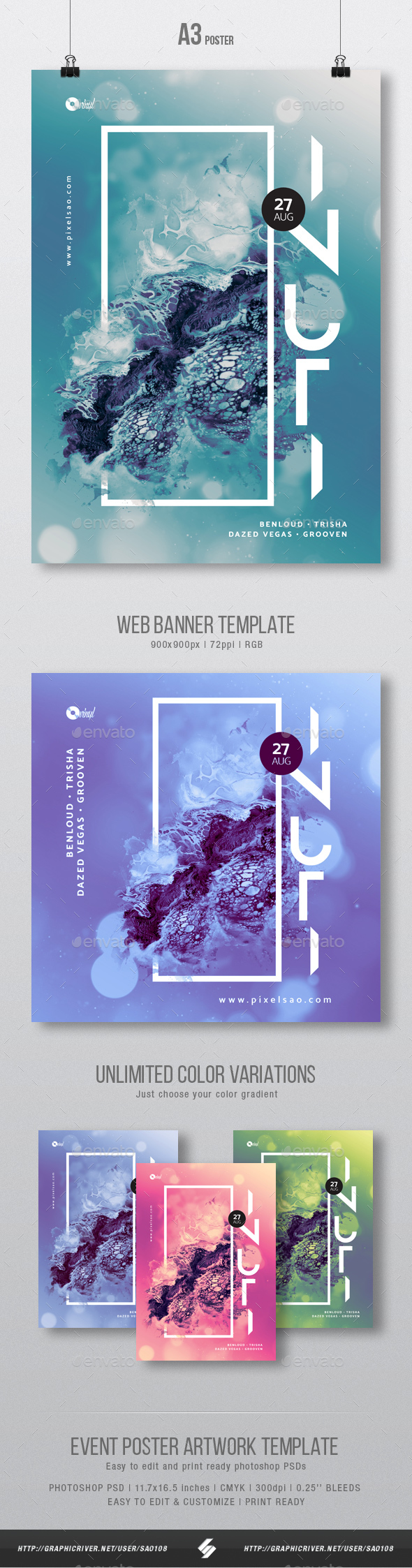 GraphicRiver Inuti Abstract Party Flyer Poster Artwork Template A3 21136968 GraphicRiver Inuti Abstract Party Flyer Poster Artwork Template A3 21136968