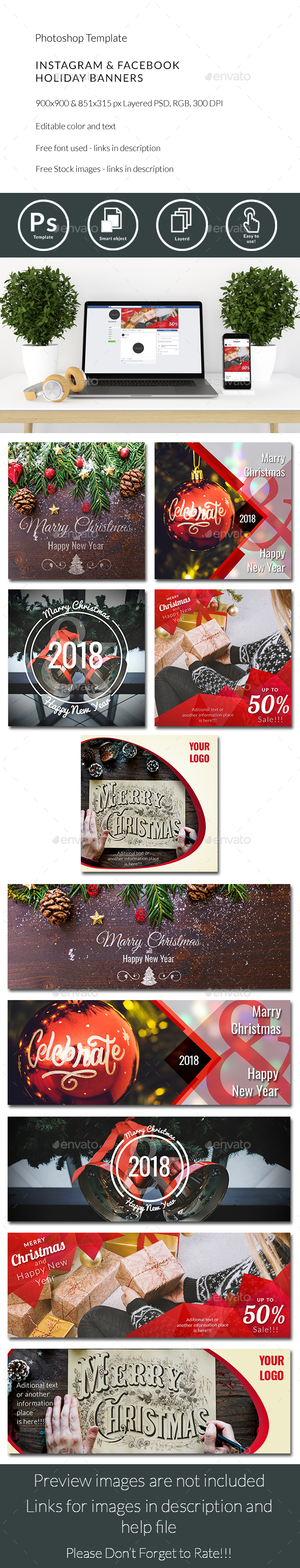 GraphicRiver Instagram & Facebook Banners 21136750 GraphicRiver Instagram & Facebook Banners 21136750
