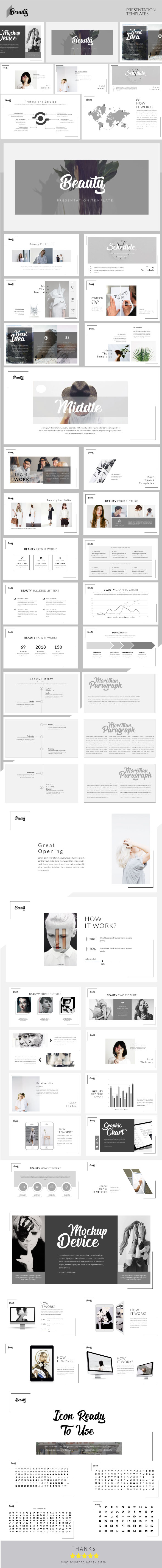 Beauty - Multipurpose Presentation Templates - Business PowerPoint Templates