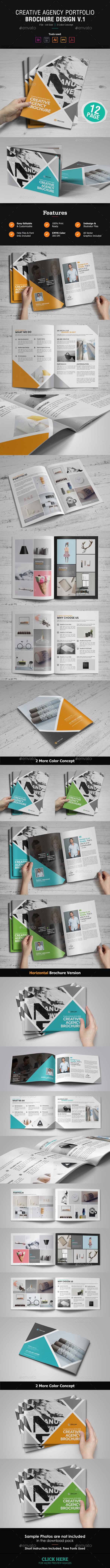 Creative Agency Portfolio Brochure - Corporate Brochures