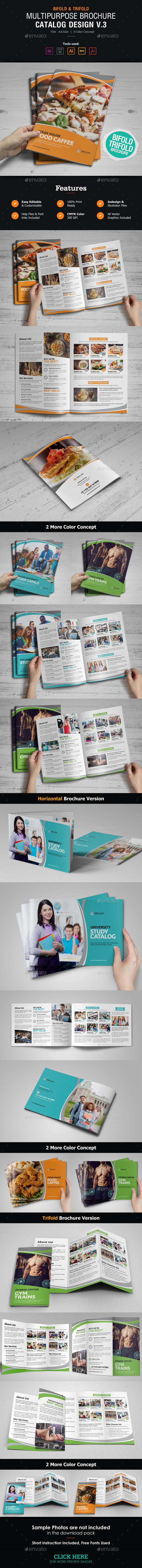Multipurpose Brochure Catalog Design v3 - Corporate Brochures