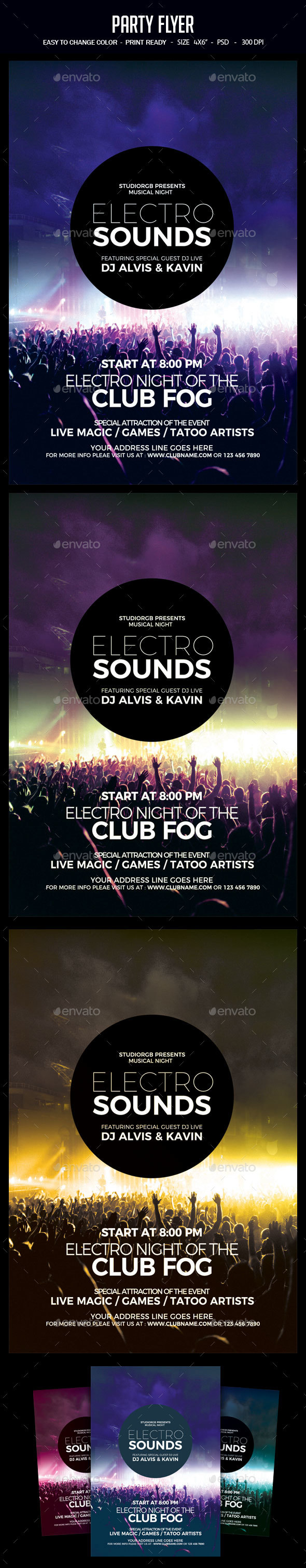 Party Flyer - Clubs & Parties Events