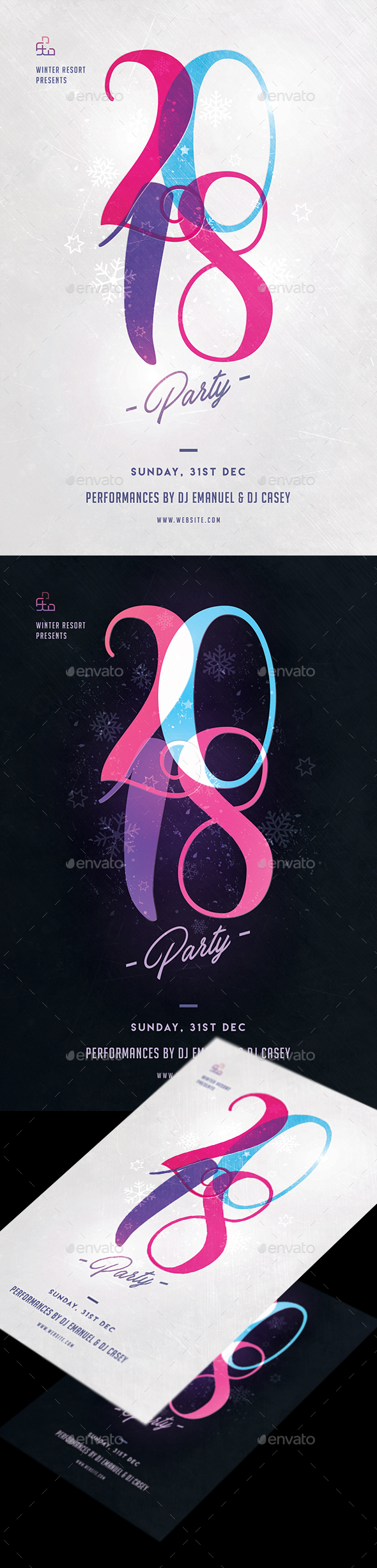 New Year Party Flyer - Clubs & Parties Events