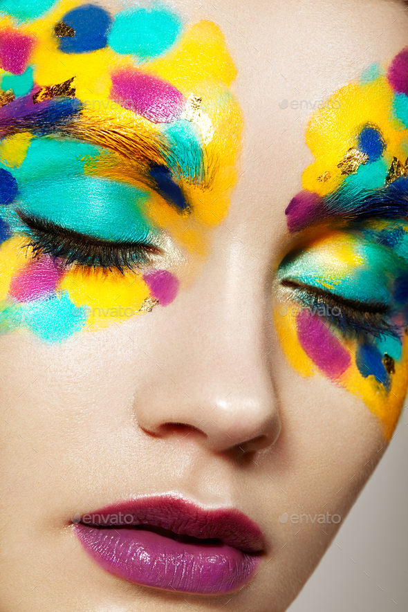 Beautiful woman face - Stock Photo - Images