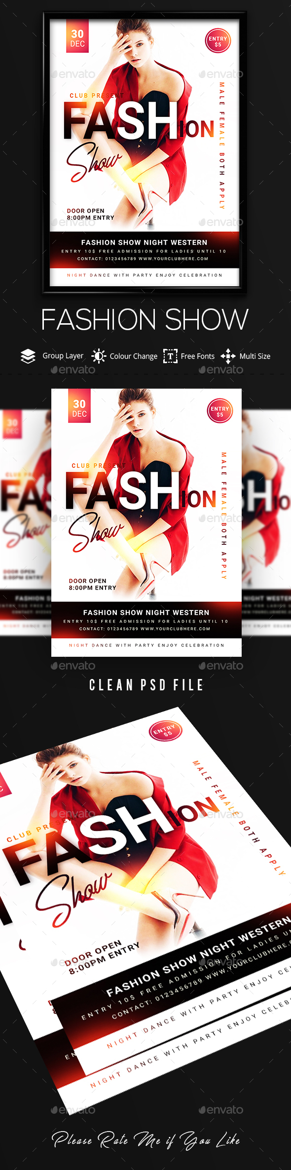 GraphicRiver Fashion Flyer 21140041