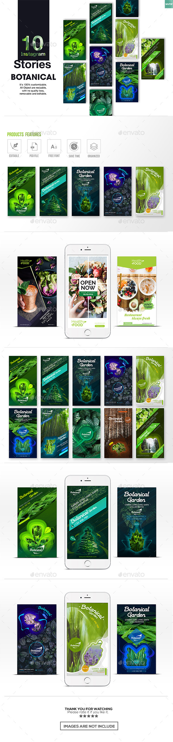 GraphicRiver 10 InstagramStories Botanical 21140070 GraphicRiver 10 InstagramStories Botanical 21140070