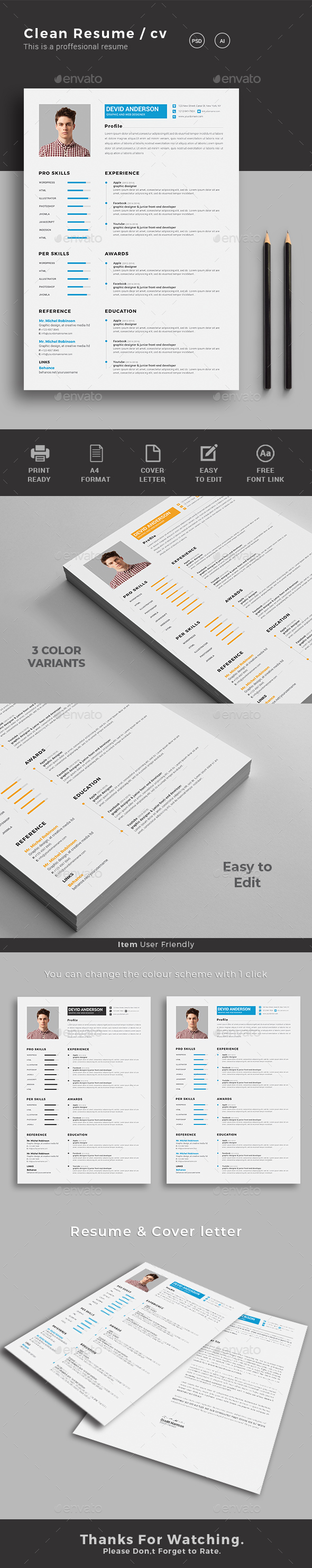 GraphicRiver Resume 21140694 GraphicRiver Resume 21140694