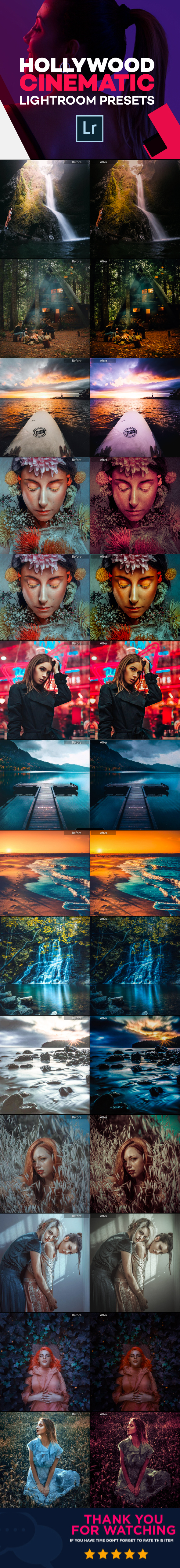 15 Hollywood Cinematic Lightroom Presets - Cinematic Lightroom Presets