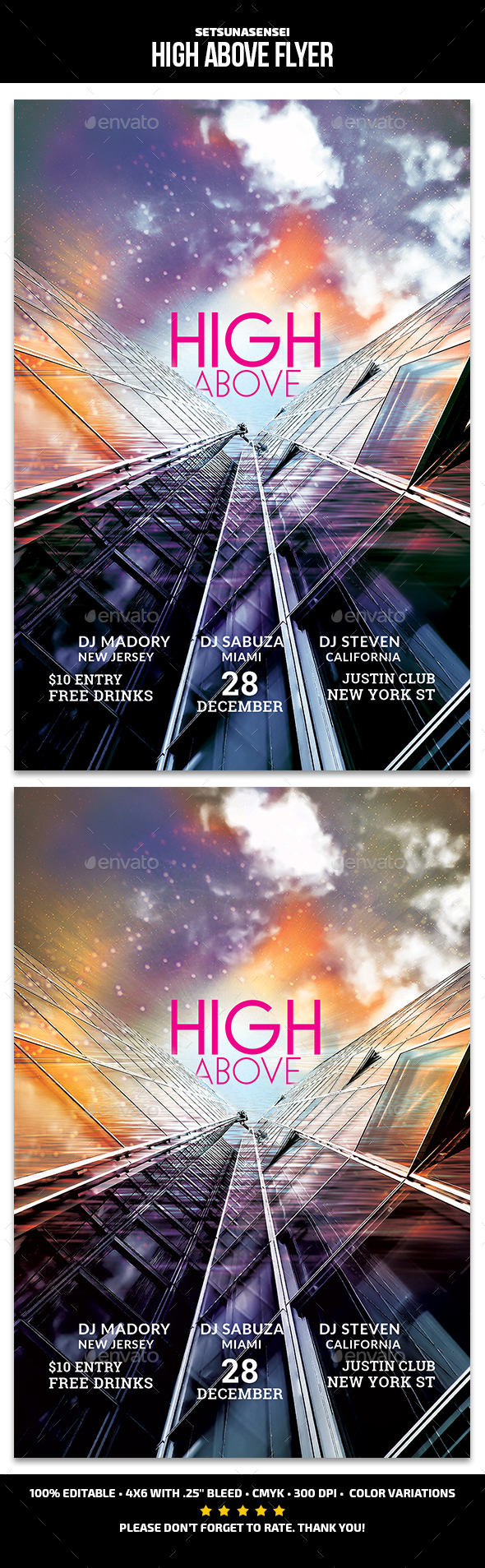 High Above Flyer - Events Flyers