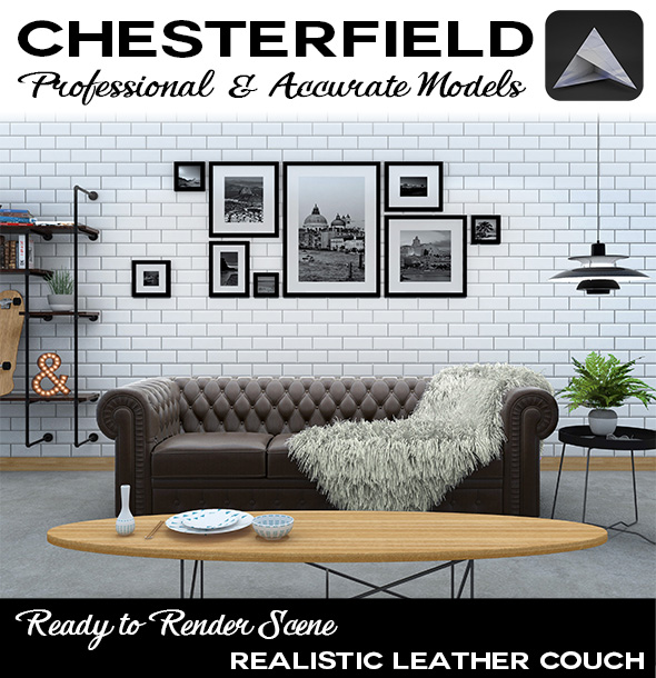 Chesterfield Sofa - 3Docean 21141898