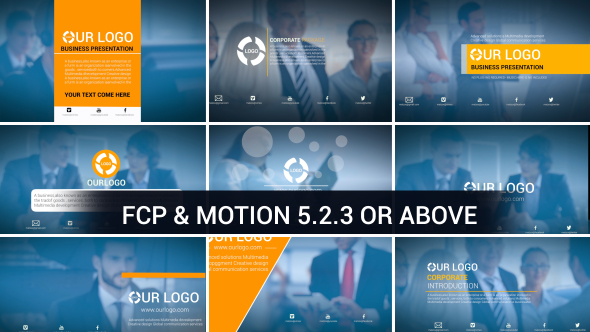 12 Corporate Intros For FCP X & Apple Motion