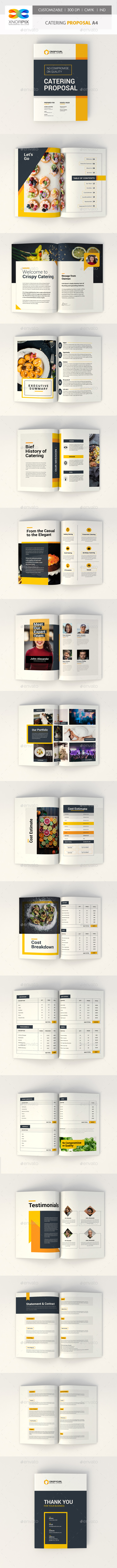 Catering Proposal - Proposals & Invoices Stationery