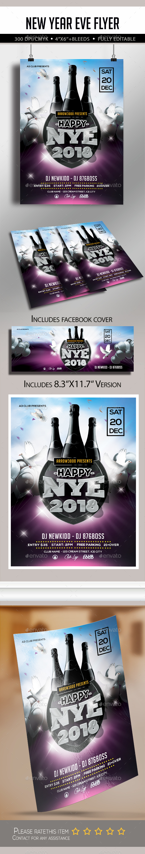 GraphicRiver New Year Eve Flyer 21142098 GraphicRiver New Year Eve Flyer 21142098