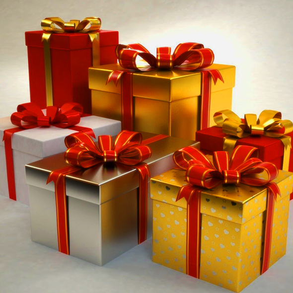 3D CHRISMAS GIFTS - 3Docean 21142376