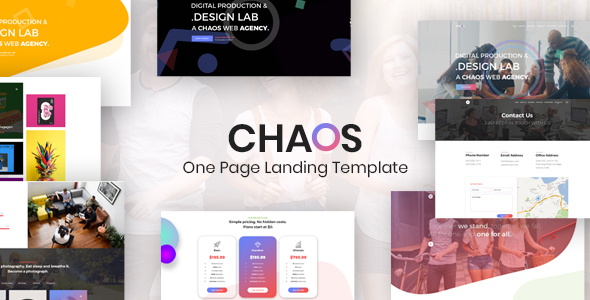 ThemeForest Chaos is One Page Creative Landing Template 21142546 ThemeForest Chaos is One Page Creative Landing Template 21142546