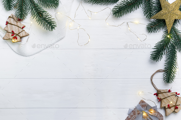 Christmas composition. - Stock Photo - Images