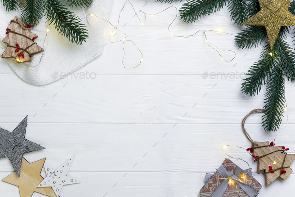 Christmas composition. - Stock Photo - Images