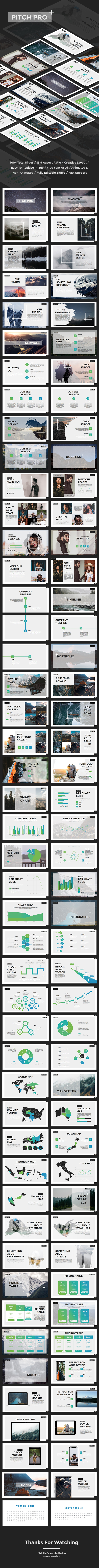 Pitch Pro - Start Up Pitch Deck PowerPoint Template - Pitch Deck PowerPoint Templates