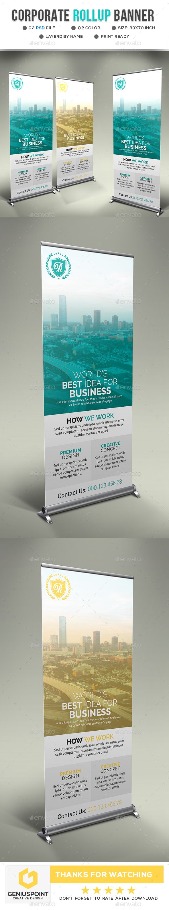 GraphicRiver Corporate Roll-Up Banner 21143963 GraphicRiver Corporate Roll-Up Banner 21143963