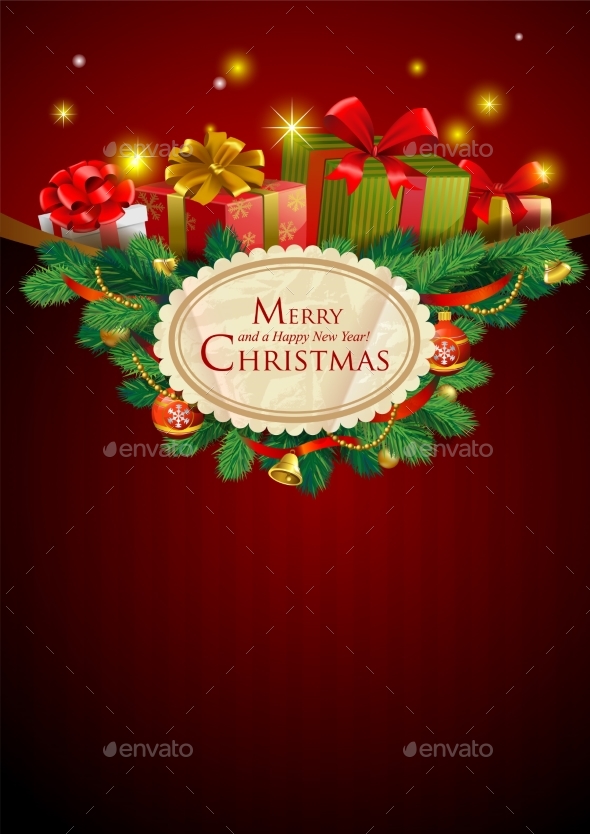 GraphicRiver Christmas Festive Background 21144005 GraphicRiver Christmas Festive Background 21144005