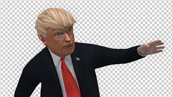 Dancing Trump 3D Caricature (7-Pack) by se5d | VideoHive
