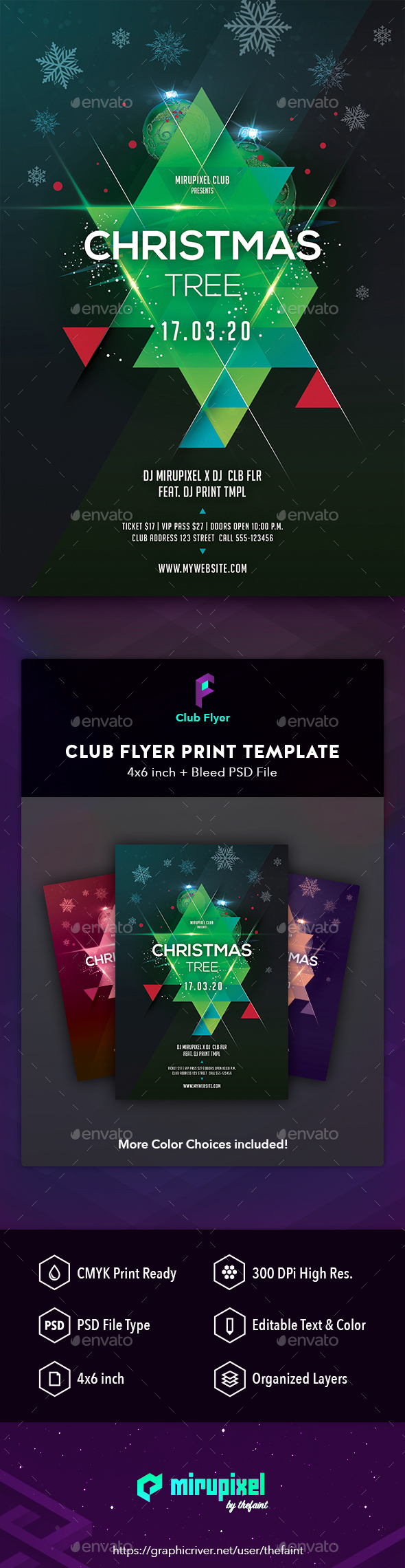 Club Flyer: Christmas Tree - Clubs & Parties Events